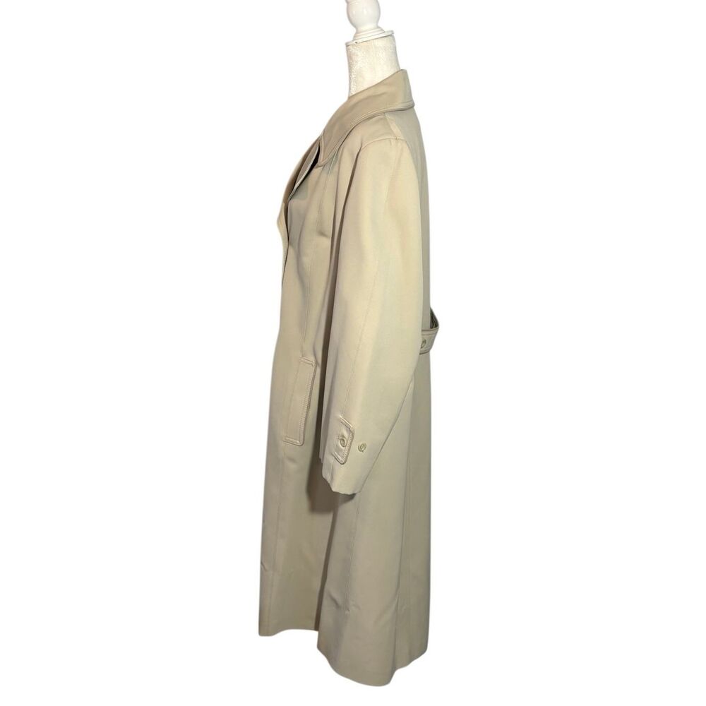 Vintage Forecaster of Boston tan double breasted trench coat - XL - Picture 3 of 9